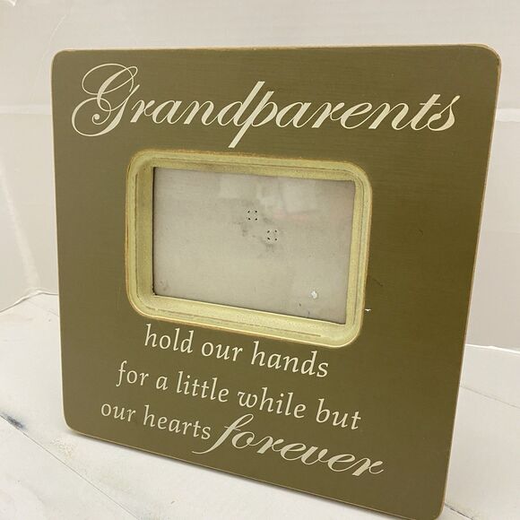 Grandparents Wood Frame Tabletop Photo Frame 4x6 Memories 11" x 11" - Picture 3 of 7